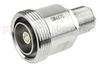 Bulkhead 7/16 DIN Female (Jack) to N Female (Jack) Adapter IP67 UnMated, Tri-Metal Plated Brass Body, 1.25 VSWR - SM4475 - Fairview Microwave Inc.