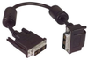 DVI-D Single Link LSZH DVI Cable Male / Male Right Angle, Top 3.0 ft - MDA00040-3F - MilesTek Corporation
