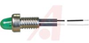 LED Indicator,Pnl-Mnt;Green;0.193in. D-Mounting Hole;2.2V,35mA;12mcd;Wire Leads - 70152505 - Allied Electronics, Inc.