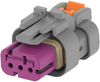 Automotive Housing, Plug, 3Pos, Key C; Product Range Te Connectivity - 22AJ2041 - Newark, An Avnet Company