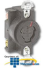 Leviton 20Amp 125V Single Flush Receptacle - 23030 - TelephoneStuff.com