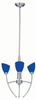 LS-1067BLU Mid. Chandeliers-Glass Up - 662455 - Capital Lighting, Inc.