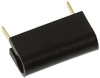 Test Jack, Horizontal, 5A, Black; For Use With Keystone - 97H7484 - Newark, An Avnet Company