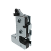Rotary Push-to-Close Latch, Small Size, Single Stage, with Integrated Bumper, Bottom Trigger, M6 Thread, Steel, Zinc Plate, Bright chromate - R4-10-22-506-10 - Southco