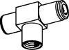 Tube to Pipe Branch Tee -- 1577-04-04-02 - Image