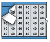 Solid Numbers Wire Marker Card - AF-40-PK - Brady Corporation