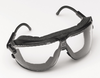 3M Goggle Gear 16616-00000-10 Large Polycarbonate Standard Safety Goggle Clear Lens - Black Frame - Non-Vented - 078371-62329 - 078371-62329 - R. S. Hughes Company, Inc.
