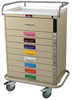Classic Nine Drawer Pediatric Resuscitation Cart Standa.. - 6400PEC - Harloff Company, Inc. (The)