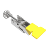 Over-center Draw Latch, Large Size, Type A Keeper, Stainless Steel, Passivated, With yellow vinyl grip - A1-10-701-50 - Southco