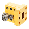 WR28 UG-599/U to 2.92mm Female Waveguide to Coax Adapter Right Angle 26.5 - 40GHz -- WR28-KFR+ - Image