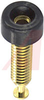 Pin Jack; Black; 5 A; 1500 V (RMS); Polycarbonate; Gold plated Brass; 115 degC - 70198023 - Allied Electronics, Inc.