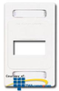 Siemon Single Gang Faceplate for 3 MAX Modules - MX-FP-S-03-02 - TelephoneStuff.com