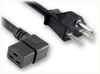 NEMA 6-15P to IEC-60320-C19 RIGHT ANGLE HOME // Power Cords // High Voltage Power Cords // Straight Blade Power Cords -- 5096.036 - Image