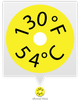 SL130F 54C TEMPERATURE SENSOR LABEL - SL130F - Telatemp Corporation