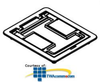 Legrand - Wiremold Floorport Series Flanged Cutout Cover.. - FPCTC - TelephoneStuff.com