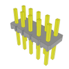 Headers, Male Pins - 612-MTLW-105-07-T-D-150-ND - DigiKey