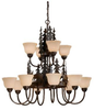 Large Chandeliers-Glass Shade - 305456 - Light Center (The)
