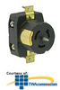 Leviton Single Locking Receptacle - CS63-70 - TelephoneStuff.com