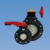 Manual Plastic Butterfly Valves, Type-57P Butterfly Valves (1-1/2