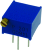 Trimmer Potentiometer, 200 Ohm 25Turn Through Hole; Trimpot Type Bourns - 32K7920 - Newark, An Avnet Company