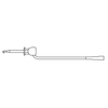 X100W Mini-Hook to Female 3-32 Thread, 18 AWG PVC Test Lead - 612W - E-Z-HOOK, a division of Tektest, Inc.