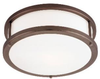 50079-BRZ/OPL Flush Mounts-Drum Shades - 471251 - Capital Lighting, Inc.