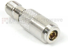 SMA Female (Jack) to 1.0/2.3 Plug (Male (plug)) Adapter, Tri-Metal Plated Brass Body, 1.2 VSWR - SM5537 - Fairview Microwave Inc.