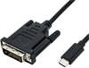 Cable, Usb 3.1 C/dvi-D Plug, 1M, Black; Connector To Connector Roline - 01AH0054 - Newark, An Avnet Company