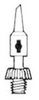 Weller Spade Tip T2 - Spade Tip - 0.75 in Tip Length - 0.09 in Tip Width - 037103-59342 - R. S. Hughes Company, Inc.