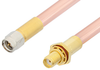 SMA Male to SMA Female Bulkhead Cable 36 Inch Length Using RG401 Coax - PE34256-36 - Pasternack