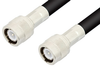 C Male to C Male Cable 48 Inch Length Using RG213 Coax - PE3522-48 - Pasternack