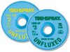 Techspray #4 Blue Unfluxed Desoldering Wick or Braid 1833-10F - 10 ft Length - 0.098 in Diameter - 1833-10F - R. S. Hughes Company, Inc.
