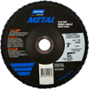 Norton Metal ZA Coarse Center Mount Fiberglass Conical Flap Disc - 66254420007 - Norton Abrasives
