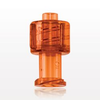 Double Dead-Ender Cap, Vented, Orange - 65314 - Qosina Corp.