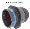 Circular Connector, Receptacle, 23 Position, 16-23, In Line; Military Specification Deutsch - Te Connectivity - 81T7830 - Newark, An Avnet Company