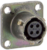 Circular Connector, Receptacle, Size 8, 4 Position, Box; Product Range Amphenol Industrial - 54H0162 - Newark, An Avnet Company