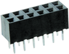 Board-Board Connector Receptacle, 12 Position, 2Row; Connector Systems Harwin - 71K8303 - Newark, An Avnet Company