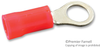 Terminal, Ring Tongue, #10, Crimp, Red; Stud Size - Metric Amp - Te Connectivity - 66H7040 - Newark, An Avnet Company