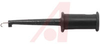Clip, Test; Beryllium Copper (Contact);3 A; 150 V (RMS)/DC; 20-22 AWG; Black - 70198319 - Allied Electronics, Inc.