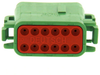 Rectangular Connectors, Heavy Duty - DTM Series - DTM06-12SC - LADD Distribution