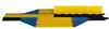 Kit 1, 5-Channel Yellow Jacket® AMS® Modular Accessibility Ramp System, ADA Cable Protector for 1