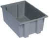 Genuine Stack & Nest Tote Bin, Grey; Bin Colour Quantum Storage - 44AC7538 - Newark, An Avnet Company