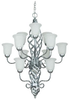Large Chandeliers-Glass Shade - 318031 - Light Center (The)
