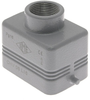 Standard, Rectangular Hood, size 44.27, 2 Pegs, Top M20 cable entry - MHV-06L20 - Mencom Corporation