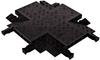 4-Way Cross for GD5X125 5-Channel Guard Dog® Cable Protector, Black Lid/Black Base - GDCR5X125-B/B - GDCR5X125-B/B - Checkers