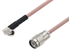 SMA Male Right Angle to TNC Male Cable 12 Inch Length Using RG142 Coax - PE3W06829-12 - Pasternack