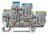 Double-deck terminal block - Through terminal block - Ground terminal block -- 870-117