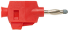 4Mm Banana Plug, 20A, Push Lock, Red; Gender Pomona - 25AC2354 - Newark, An Avnet Company