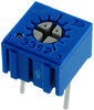Trimmer, Pot, 5M, 1Turn, Th; Trimpot Type Bourns - 06X9091 - Newark, An Avnet Company