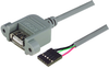 Computer Cable, Usb, 2M, Gray; Connector Type A L-Com - 08R6266 - Newark, An Avnet Company